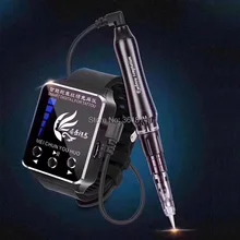 Digital Linen-free Tattoo Machine for Eyebrow Lip Smart Watch Embroridery Pen Machine for Anesthesia-free Needle Microblading