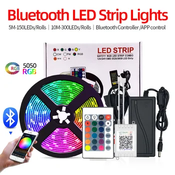 

LED Light With 5050RGB Dropper Waterproof 30/60 Light Intelligent App Bluetooth Music Soft Light Strip