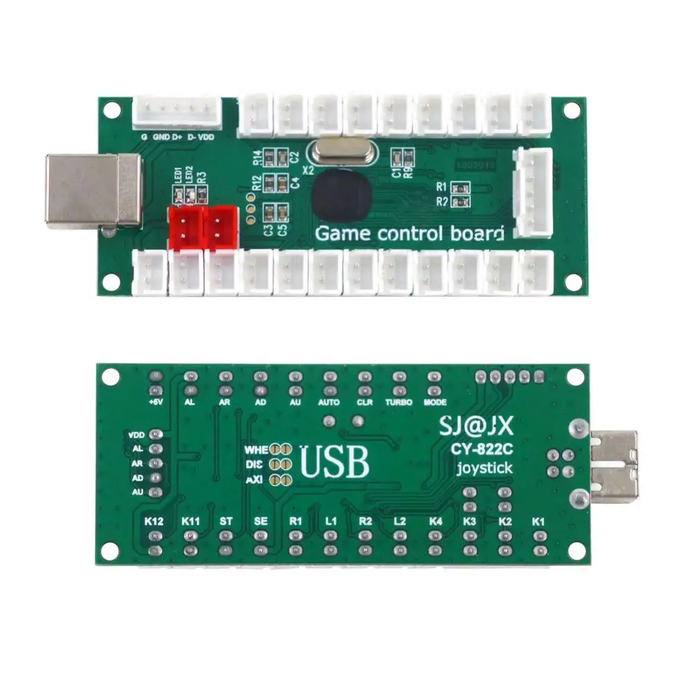 Arcade Zero Delay Board Kit, USB to PC, PS3, Raspberry Pi, Android System Encoder, High Speed Controller with Cable ltl101al06 104 10 1inch 1280 800 display tablet computer screen controller lcd capactive panel monitor board raspberry pi modul