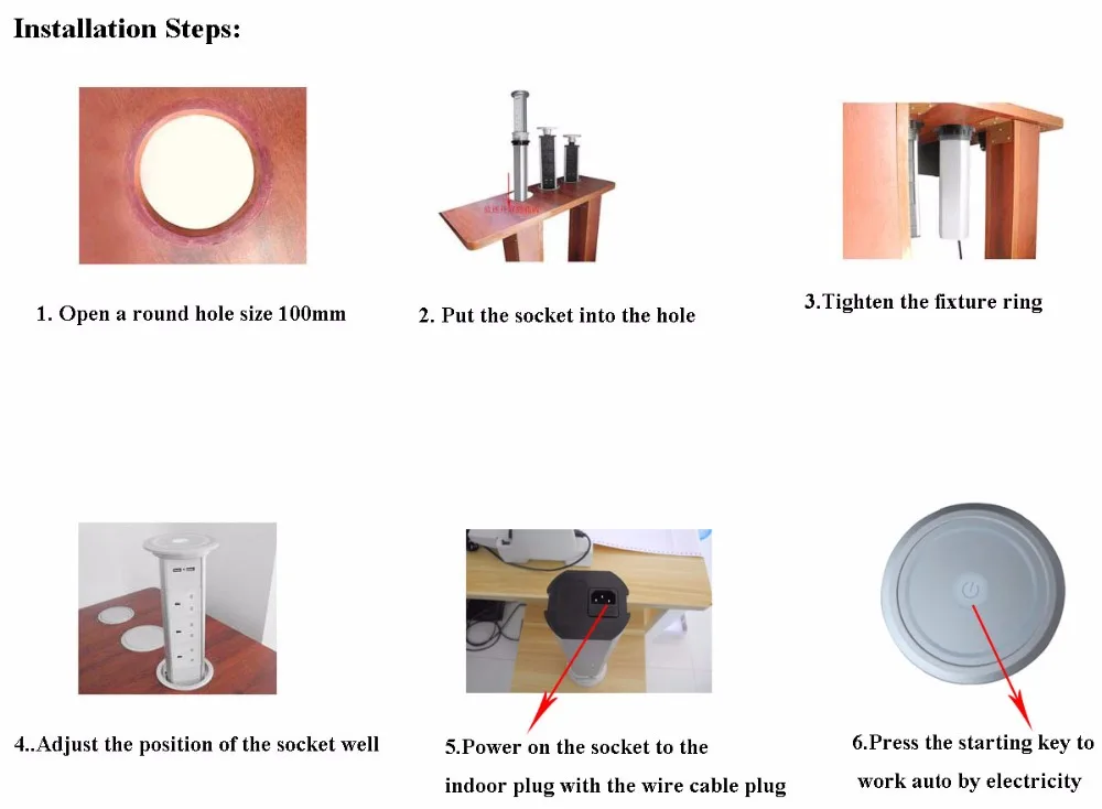 The installation steps