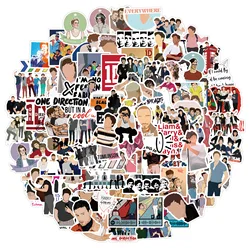 Autocollants bande unidirectionnelle, 100/50 pièces, bande autocollante, groupe de chanteur Idol, accessoires de style domestique, étanche, Graffiti mural, cadeau, DIY bricolage 