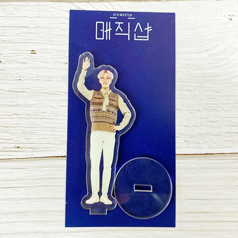 KPOP Bangtan мальчики 5TH MUSTER FESTA прозрачный Стенд Рисунок доска карта душа Persona Love Yourself JUNG KOOK JIMIN JIN SUGA