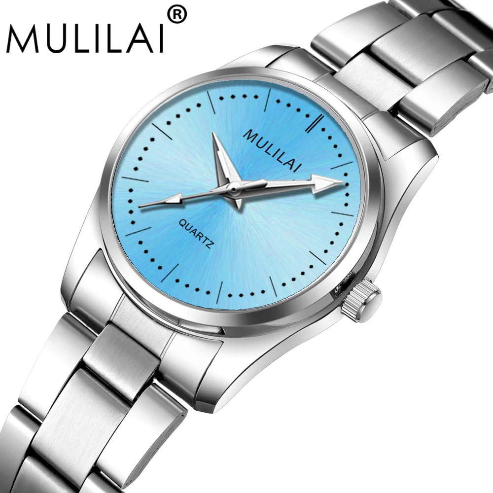 

Women Pink& Silver Classic Quartz Watch Female Elegant Clock Luxury Gift Watches Ladies Waterproof Wristwatch for women