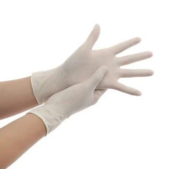 

50/100 Pairs Disposable Latex Gloves Safety Anti-slip for Household Kitchen Cleaning J2Y