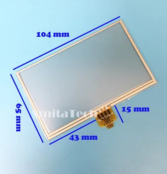 

4.3''inch touch screen panel for LTE430WQ-F0B touch screen digitizer,LTE430WQ-FOB touch panel for Tomtom GO 730 LCD