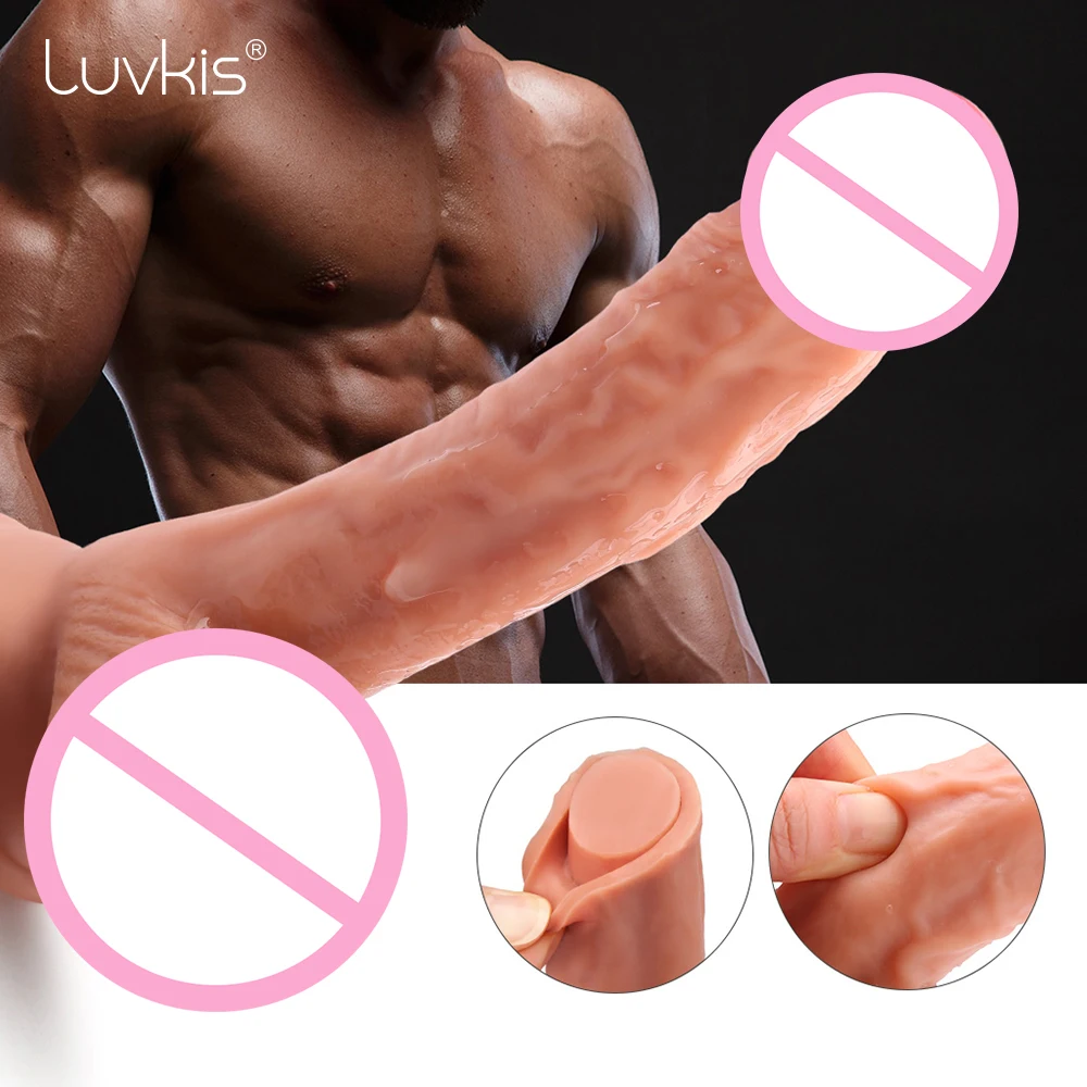 Comprar Luvkis 7,7 pulgadas de consolador curvo con un par de bolas texturizadas totalmente redondas juguetes sexuales de Material de silicona aprobados por la FDA
