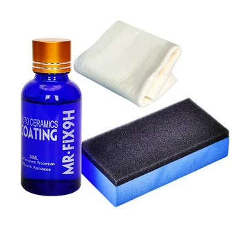 

Car Liquid Ceramic Coating Hydrophobic Glass Coat Motocycle Paint Care Anti-scratch Detailing Glasscoat Car Polish VS 9H