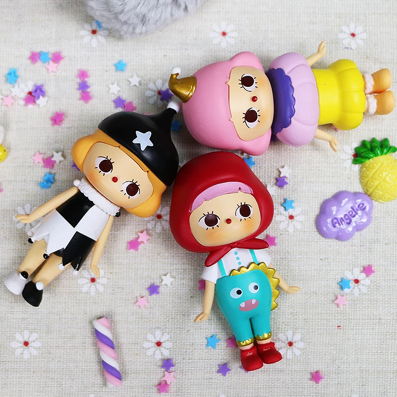 12 styles Blind-Box Mystery Unknown Box Random Doll Action Cute girl Child toy Mobile phone case decoration New Home decoration