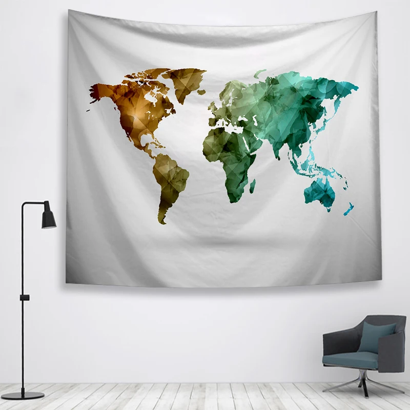 18 Карта стены Ttapestry висячие украшения богемный пляжный коврик фермерский дом Декор общежития МАНДАЛА ГОБЕЛЕН колдовство хиппи - Цвет: 18