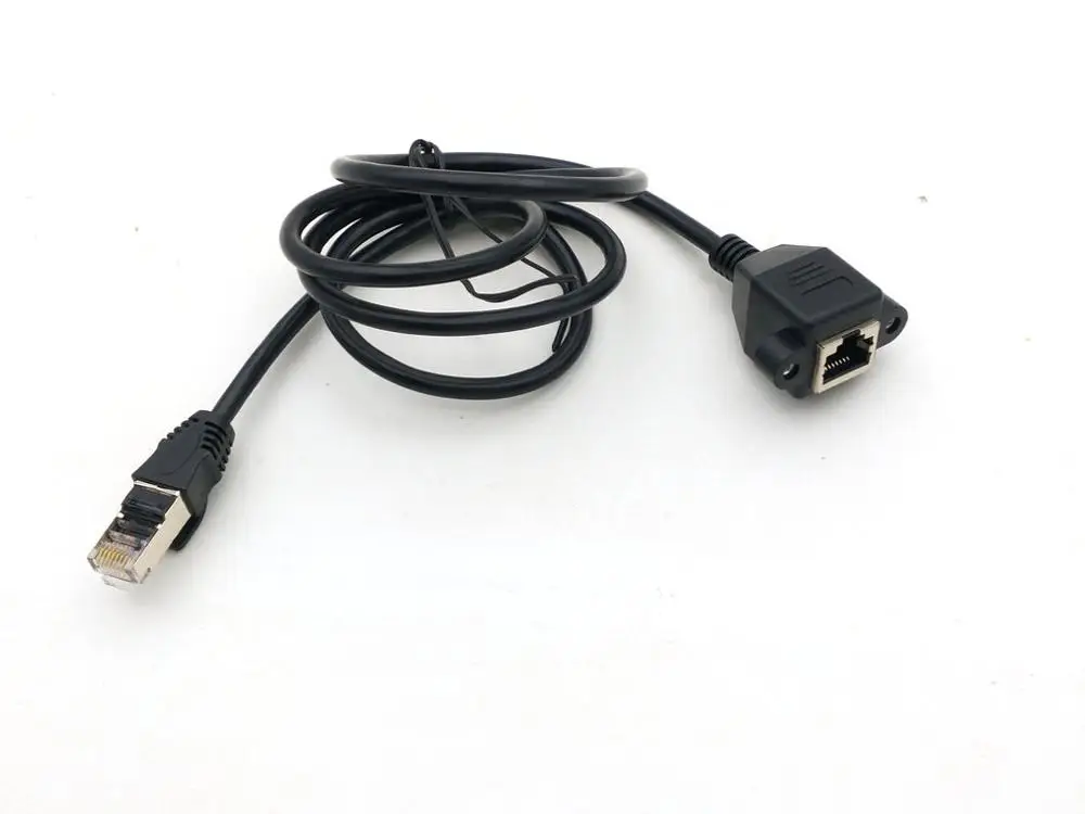 10 шт. кабель RJ45 штекер гнездо винтовое крепление для панели Ethernet LAN Сетевой