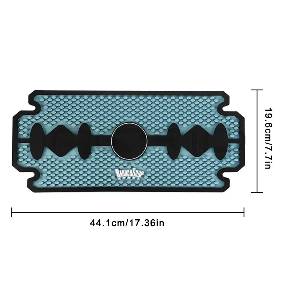 Парикмахерская Рабочая станция Коврик Противоскользящий резиновый коврик столешница защитный коврик для бара обслуживание