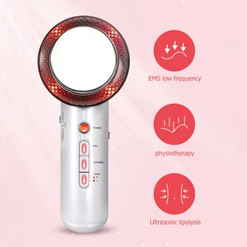 

3 in 1 Ultrasonic Slimming Instrument Therapy Physiotherapy Massager Slimming Instrument Massage Muscle Relax Stimulator