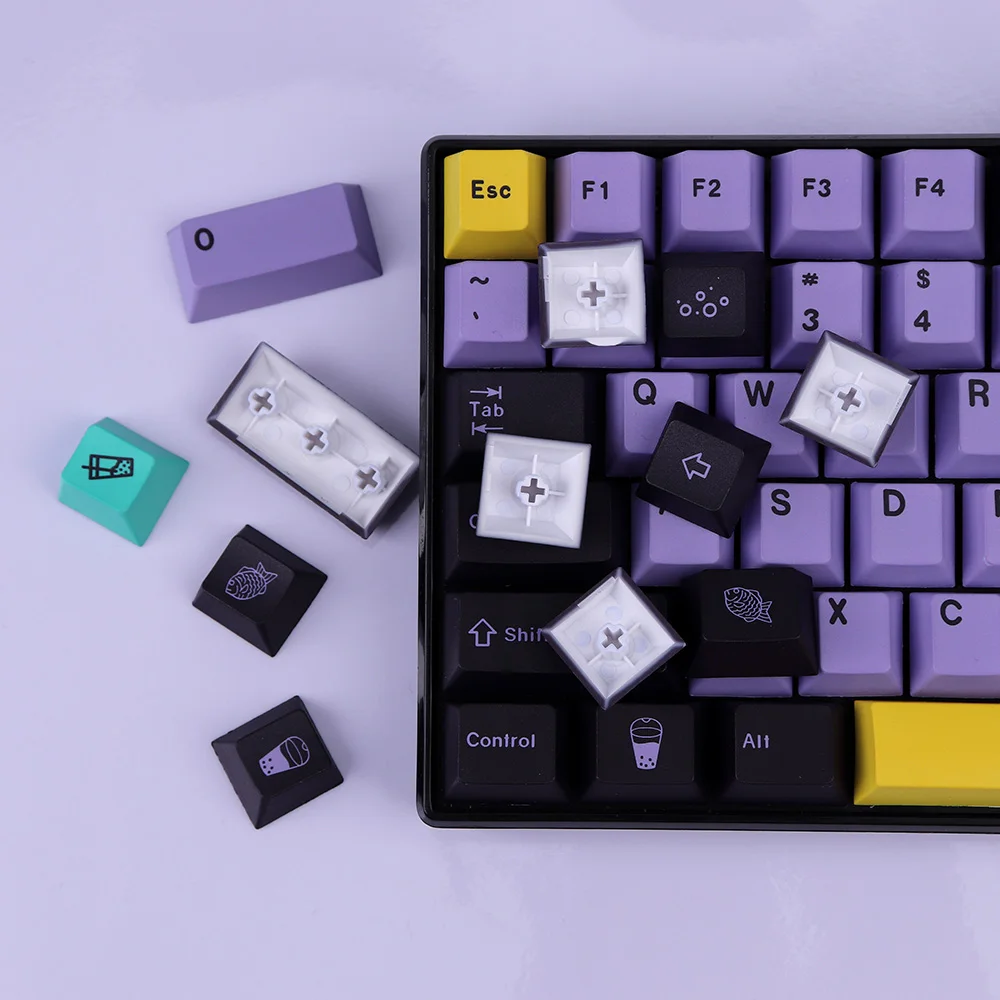 cherry profile dye-sub keycaps para mx switch