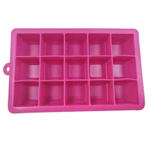 15 сетки квадратные из силикона форма для льда лоток фрукты мороженое эскимо производитель для вина кухня барная Питьевая аксессуары