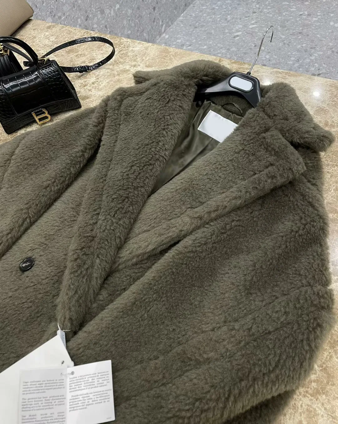 Teddy Bear Coat Fur Coat Teddy Alpaca Profile Wool Female Same paragraph Correct Version Real Fur Coat Outwear