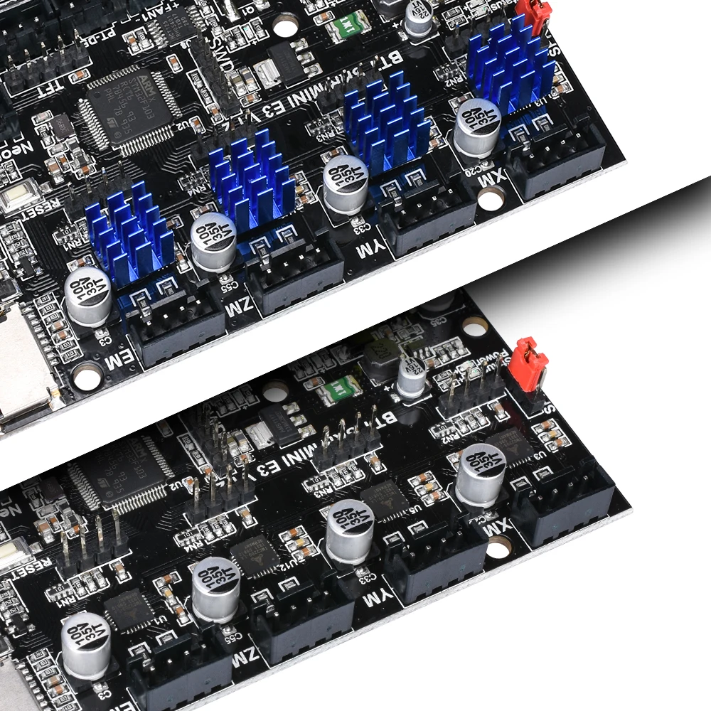 BIGTREETECH SKR mini E3 V1.2 плата управления 32 бит с TMC2209 UART VS TMC2208 для Ender 3 Pro/5 SKR V1.3 E3 DIP части 3d принтера