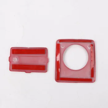

ABS Cigarette lighter trim Red Frame Interior For Jeep Wrangler JL 18+