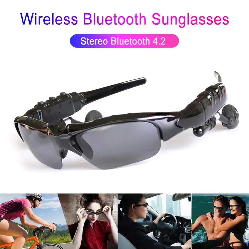 Смарт Bluetooth Беспроводные солнцезащитные очки для улицы спортивные наушники Google с