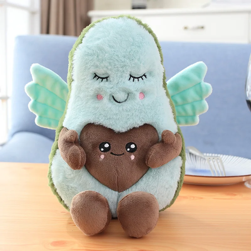 Kawaii авокадо плюшевые куклы японские ins милые фрукты овощи Подушка Плюшевые игрушки Детский подарок SMOBABY игрушки - Цвет: 02
