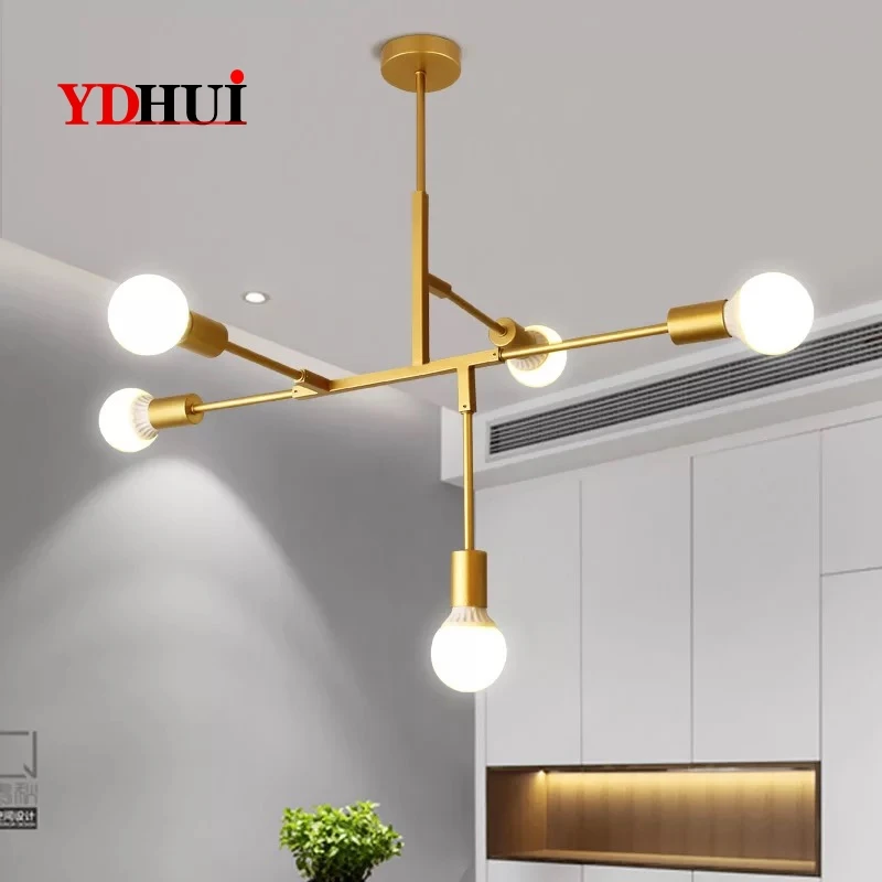 Скандинавская люстра в стиле пост модерн индивидуальный дизайн для столовой