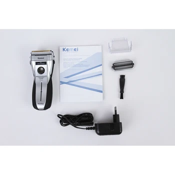 

kemei rechargeable electric shaver 3D floating beard shaver electric razor men shaving machine hair trimmer face care