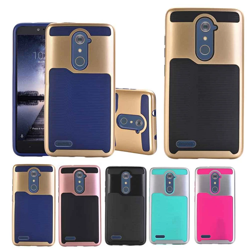 

Fashion Newest TPU+PC Soft Silicone Shockproof Case Cover For ZTE MAX Z963U/Z988 Back Case Cover S30