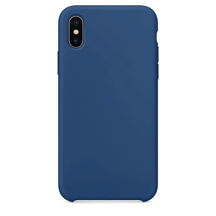 01 Blue Фирменный силиконовый чехол для телефона для iPhone XR X XS Max 7 8 6 6s Plus чехол s для Apple iPhone 11 Pro Max с логотипом задняя крышка - Цвет: 01 Blue