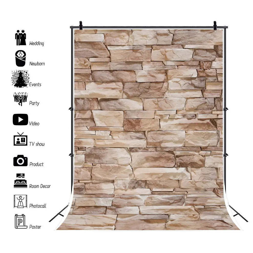 

Marble Stone Wall Newborn Baby Portrait Backdrop Vinyl Photography Background For Photo Studio Photophone Photozone Shoot Booth