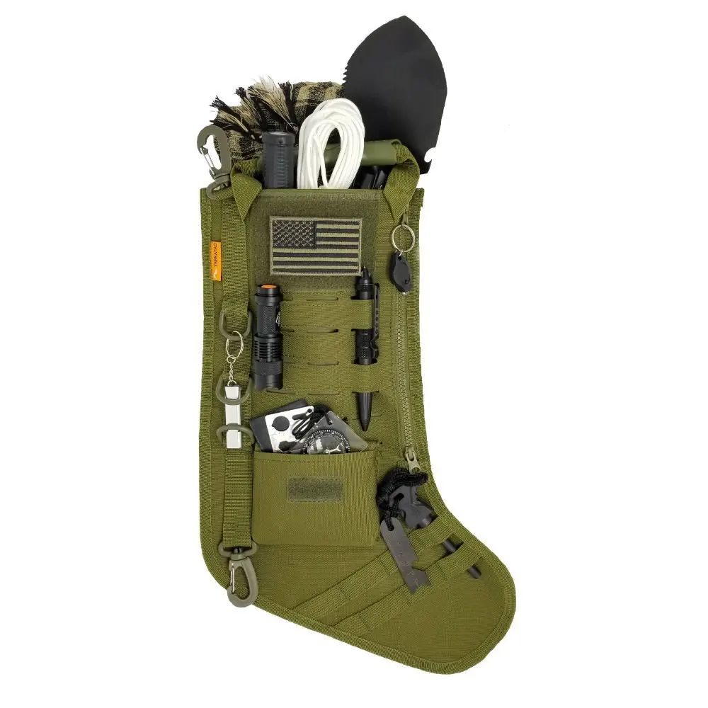 Тактические новогодние сумки чулки Molle сумка для носков сброс хранения военная