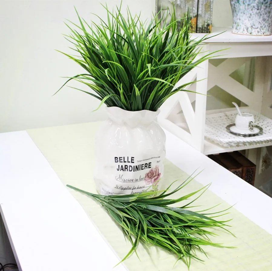 1 Piece Green Grass Artificial Plants Plastic Flowers Household Wedding Spring Summer Living Room Decor | Дом и сад