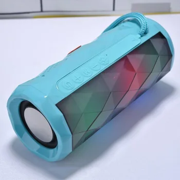 

LED Bluetooth Speaker Portable Wireless Speakers FM Radio Soundbar Outdoors U Disk Subwoofer 3.5mm Aux Connect Computer Boombox