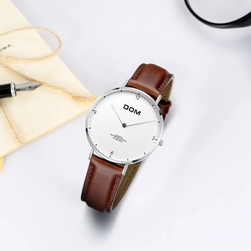 

DOM (Dom) Genuine Product Fashion Ladies' Watch Fashion Mesh Belt Quartz Watch Simple Watrproof Watch G-36L-7MS