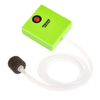 

Fish Tank Outdoor Fishing Button Switch Aquarium Air Pump Air Stone ABS Battery Operated Oxygen Aerator Easy Apply Mini Portable