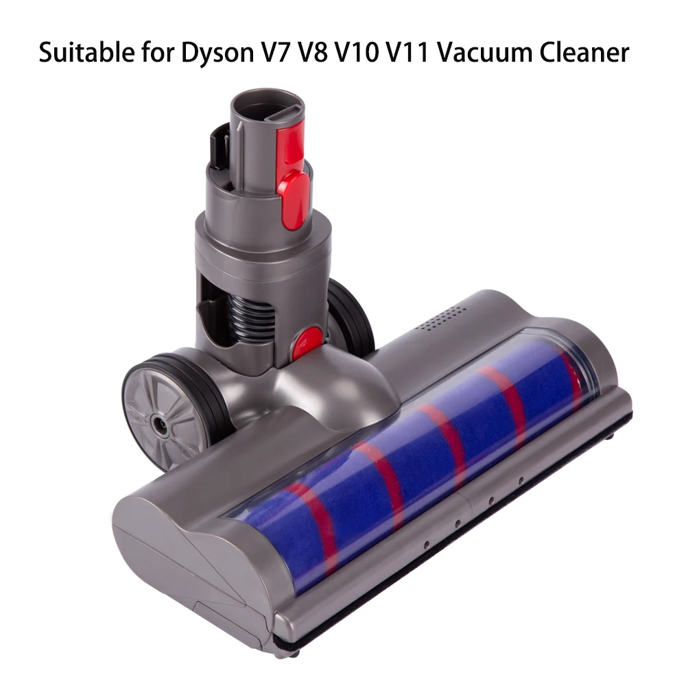 Cepillo de cabeza de suelo suave, cabezal eléctrico motorizado para Dyson V8 V7 V10 V11, piezas de cepillo de aspiradora, 1 unidad