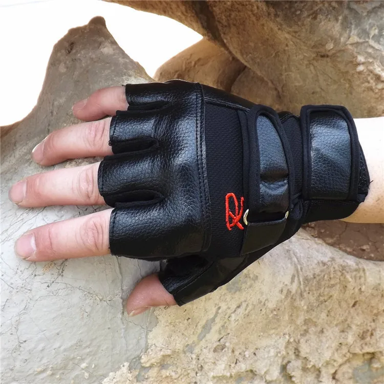 Мотоциклетные Перчатки мотоцикл для мотокросса Guantes moto экран гоночные перчатки кожа горный велосипед ATV Gant moto Половина Пальцы