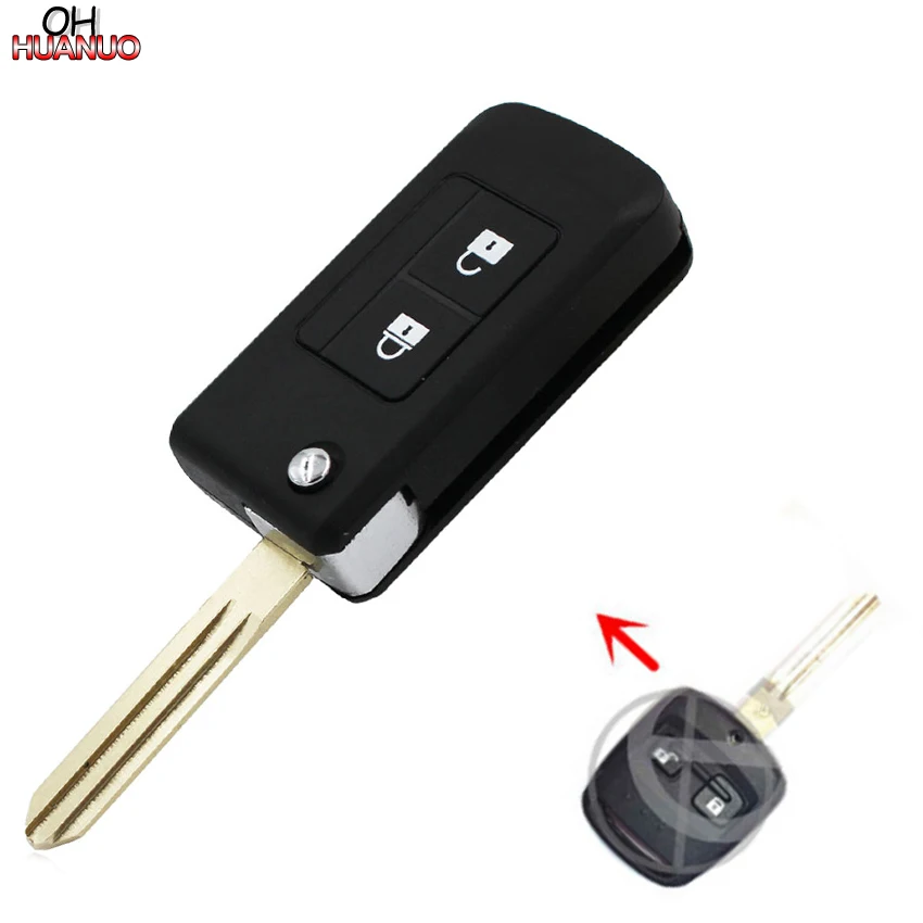 2 кнопки модифицированный складной чехол для дистанционного ключа оболочка Subaru