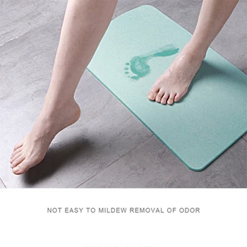 

Natural Diatom Mud Pad Diatomaceous Earth Rapid Water Absorbent Pad Diatom Mud Floor Mat Bathroom Bathroom Kitchen Door Mat