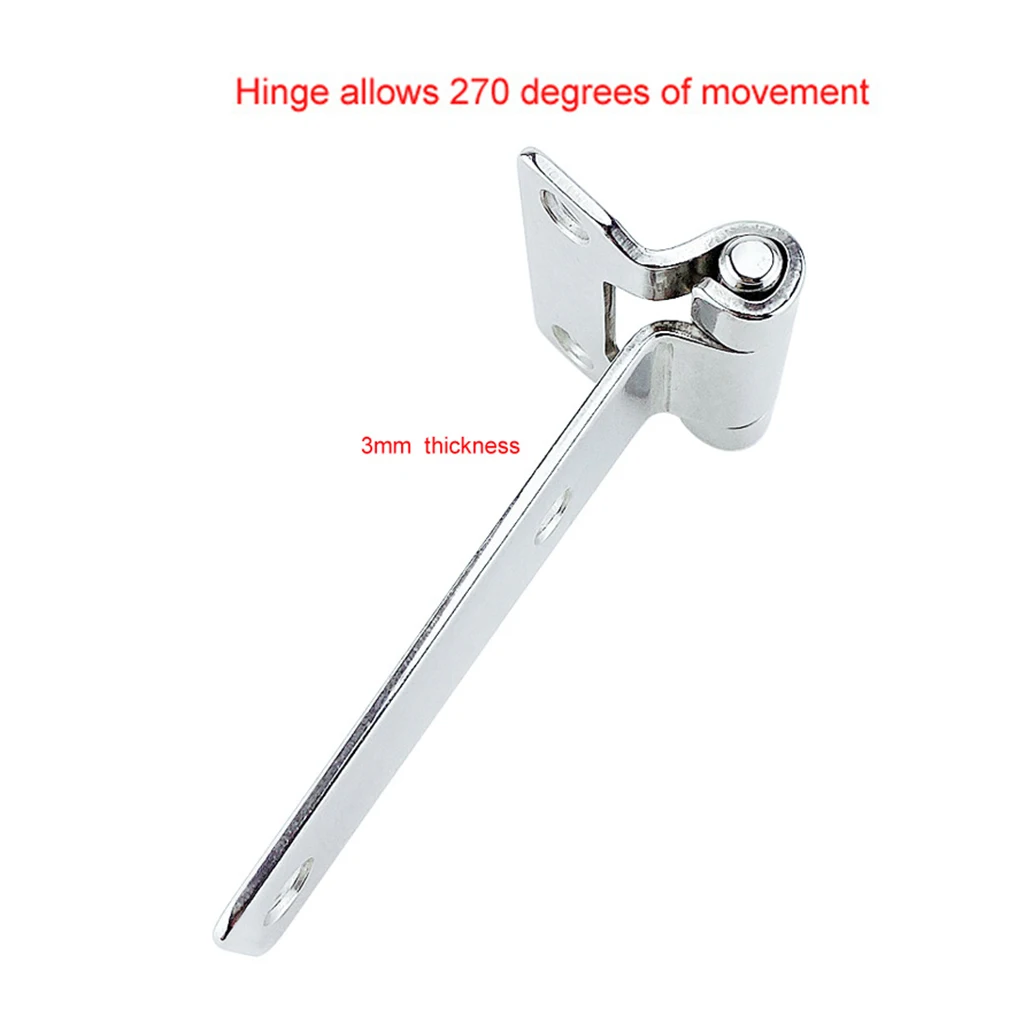 Polished T Hinge Stainless Steel Tee Garage Barn Cargo Trailer Door Hinges