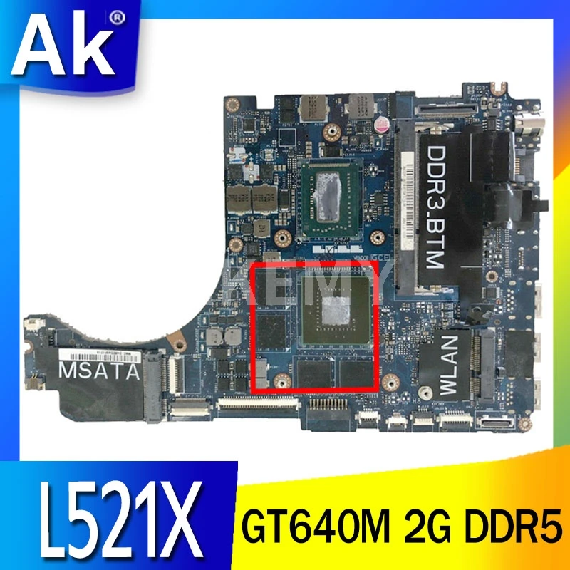 Akemy CN-0TRPPH 0TRPPH QBL00 LA-7851P для dell XPS 15 L521X 6 дюймов материнская плата ноутбука I7-3632QM HD4000 +