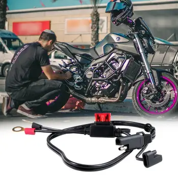 

Onever 12V Motorcycle Battery Charger Cable Motorcycle Battery Output Connector Terminal To SAE Quick Disconnect