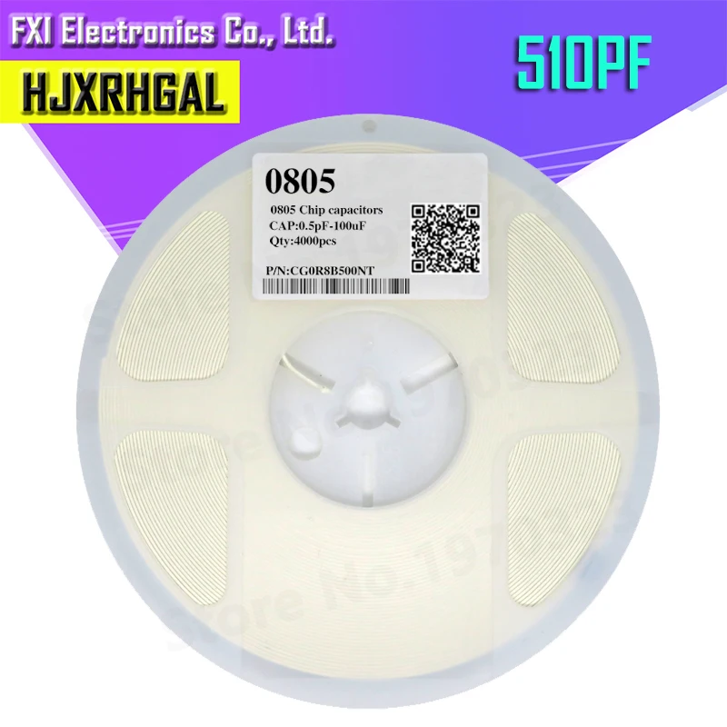 1 катушка 4000 шт. 0805 smd керамический конденсатор 510PF igMopnrq новые оригинальные горячие продукты
