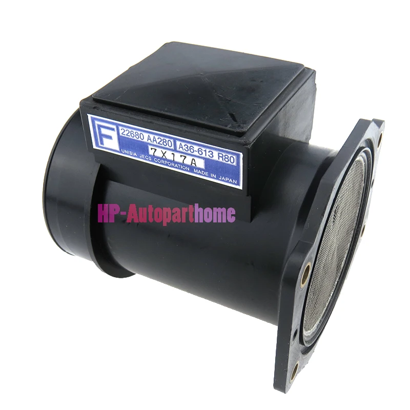 For Subaruu Impreza 2.0l Turbo GT GC GF 1994-00 Mass Air Flow Meter Sensor 22680AA280 22680-AA280 A36613 A36-613 WRX EJ20G IK20.01