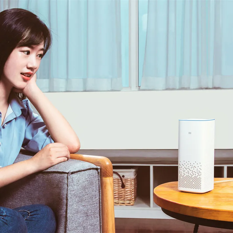 Xiaomi Mi динамик AI колонка с Bluetooth и Wi-Fi голосовое дистанционное управление портативный умный дом Музыкальный плеер xiaoai приложение для Android IOS