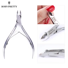 BORN PRETTY кусачки для кутикулы ногтей клипер серебряные плоскогубцы-ножницы для удаления омертвевшей кожи Маникюр Инструмент для дизайна ногтей