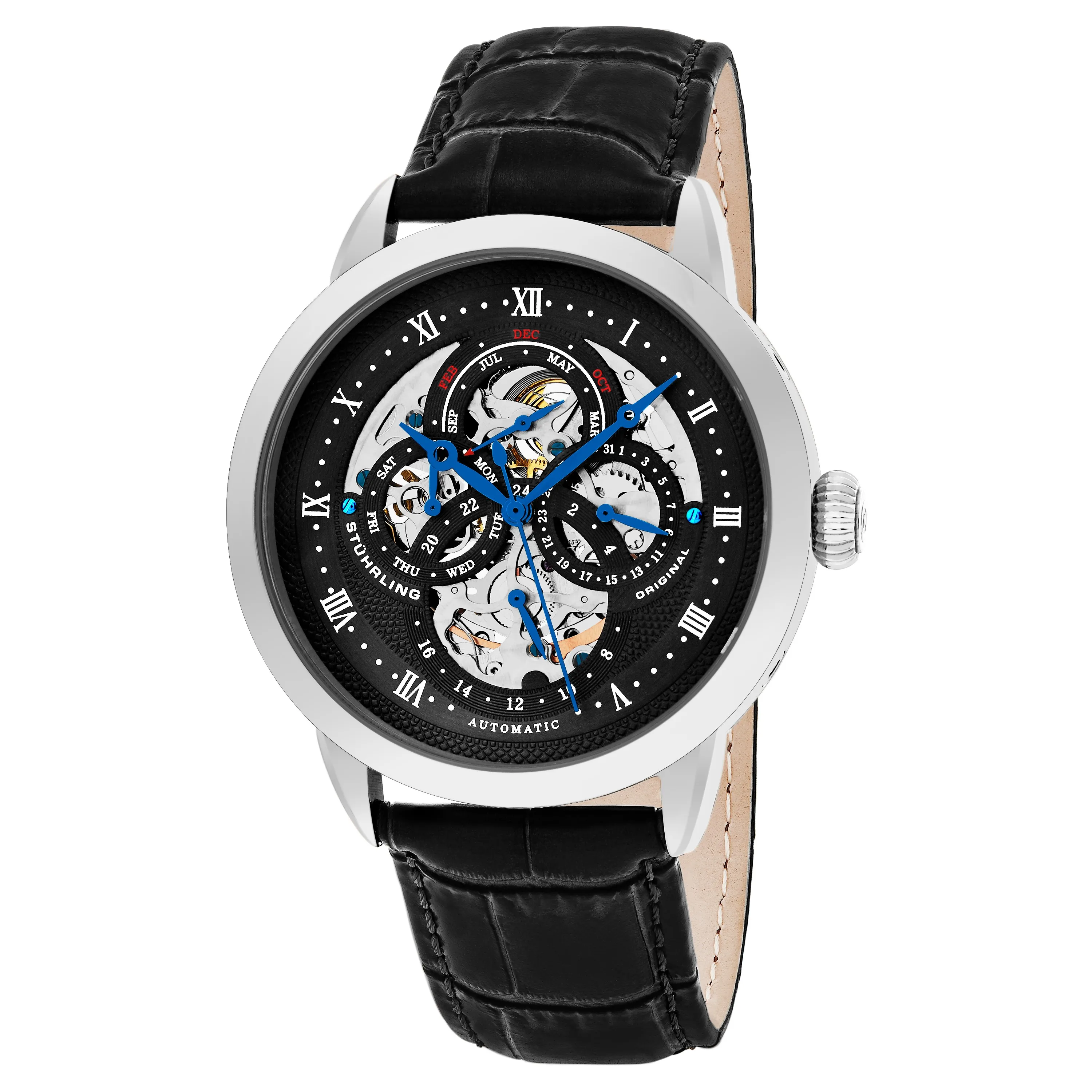 Мужские классические наручные часы Stuhrling Original Delphi Odyssey 735A.01 коллекция Legacy |