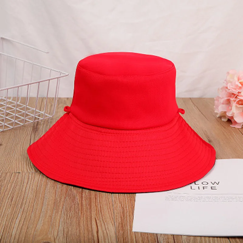 YOYOCORN Рыбацкая шляпа женская летняя Корейская версия Студенческая дорожная Солнцезащитная маленькая свежая Кепка для бассейна женская шляпа от солнца