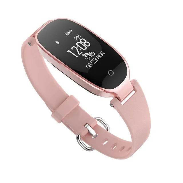 S3 Pink S3 plus S3plus S4 водонепроницаемые женские монитор сердечного ритма фитнес-трекер Смарт-часы smartband для Android IOS - Цвет: S3 Pink