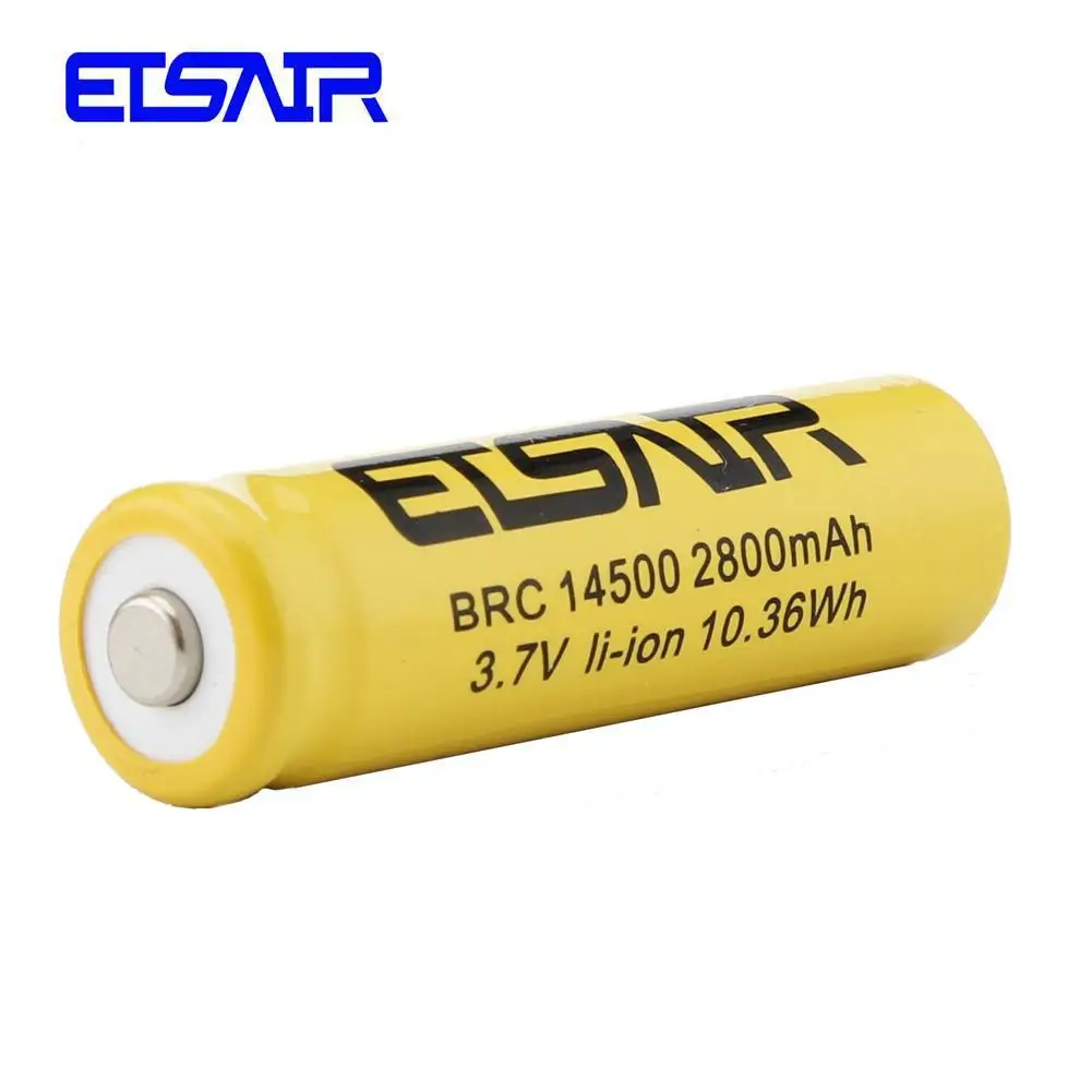 

14500 2800mAh 3.7V Rechargeable Li-ion Battery Efficient with Protected For Outdoor Q5/T6 LED Flashlight Torch Lamp Light