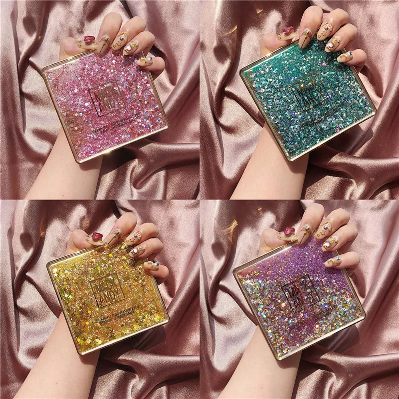 

Quicksand 12 Color Shimmer Matte Eye Shadow Pallete Highly Pigment Cream Eyeshadow Palette Earth Color Metallic Glitter Makeup