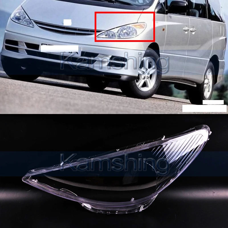Capqx For Toyota Previa Estima Aeras Acr30 2000 2003 Front Headlight Cover Headlamp Glass Lens Lampcover Lamp Lid Shell Shell Aliexpress